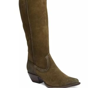 Frye Leather Brown Over the Knee Boots Sz 9